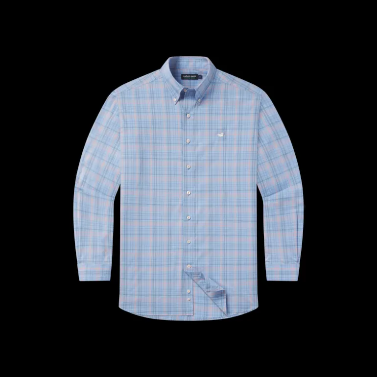 Aiken Windowpane Wrinkle Free Dress Shirt