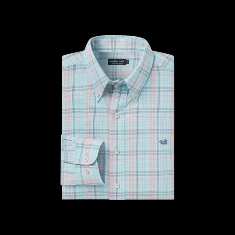 Aiken Windowpane Wrinkle Free Dress Shirt