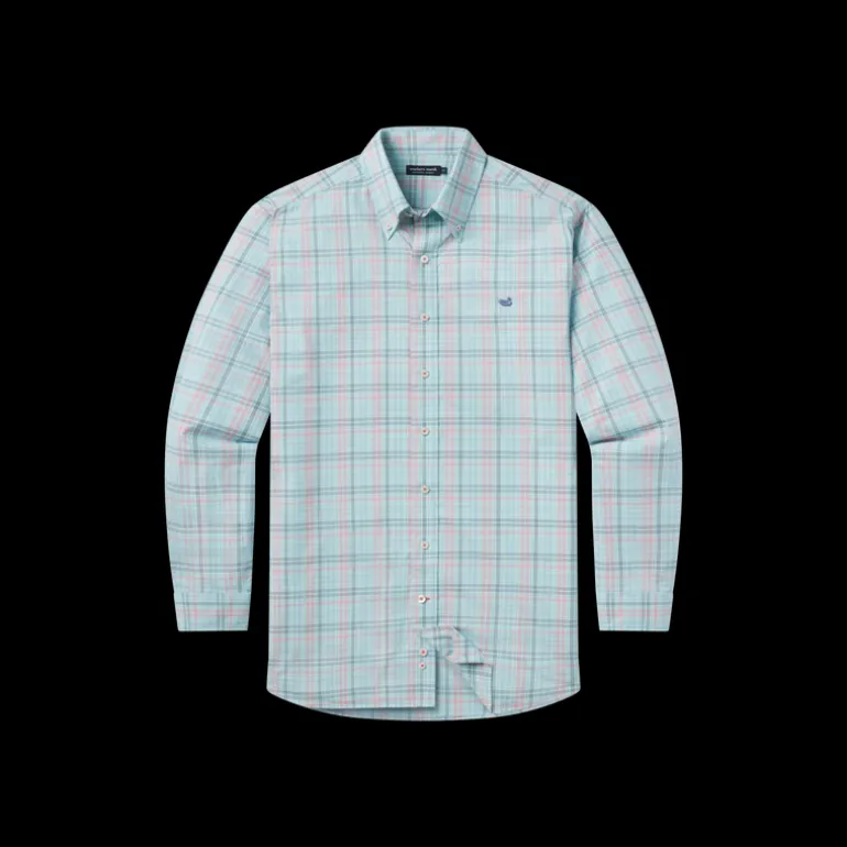 Aiken Windowpane Wrinkle Free Dress Shirt