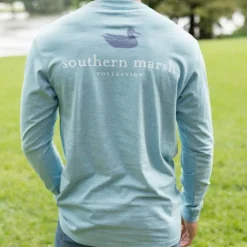 Authentic Heathered Tee - Long Sleeve