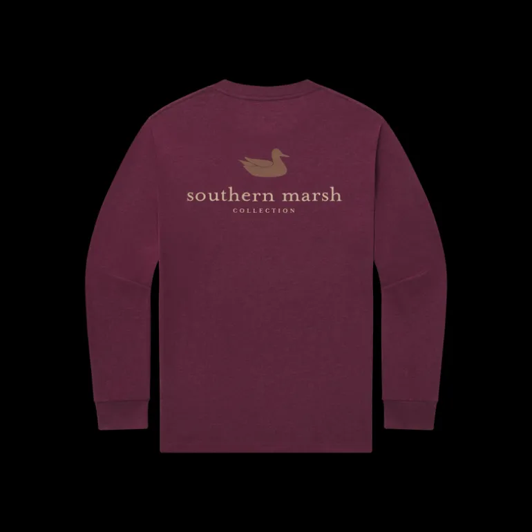 Authentic Heathered Tee - Long Sleeve
