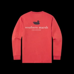 Authentic Heathered Tee - Long Sleeve