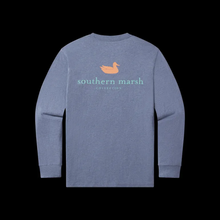 Authentic Heathered Tee - Long Sleeve