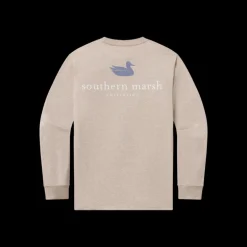 Authentic Heathered Tee - Long Sleeve