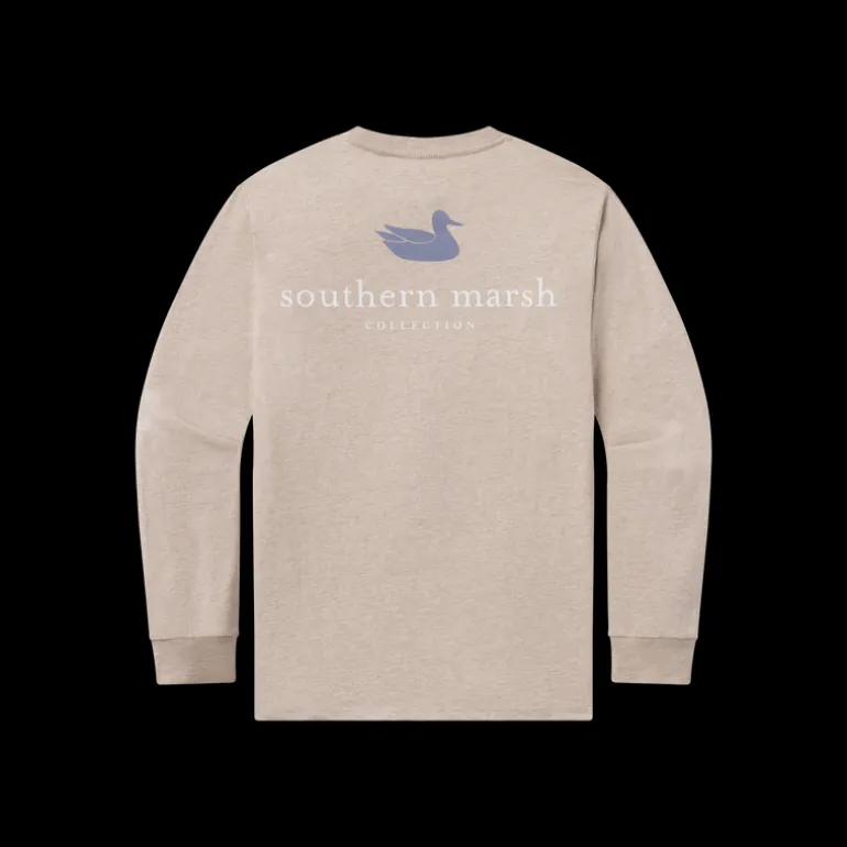 Authentic Heathered Tee - Long Sleeve