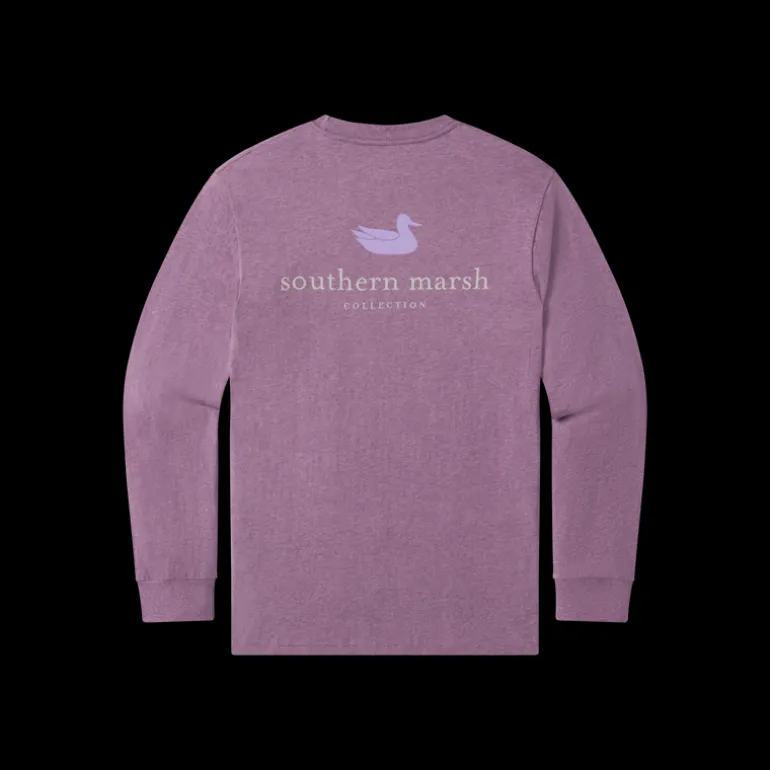 Authentic Heathered Tee - Long Sleeve