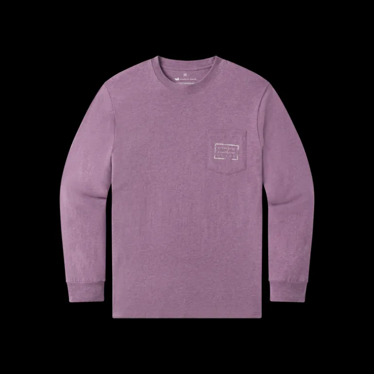 Authentic Heathered Tee - Long Sleeve