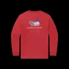 Authentic Heritage Tee - Mississippi State Flag - Long Sleeve