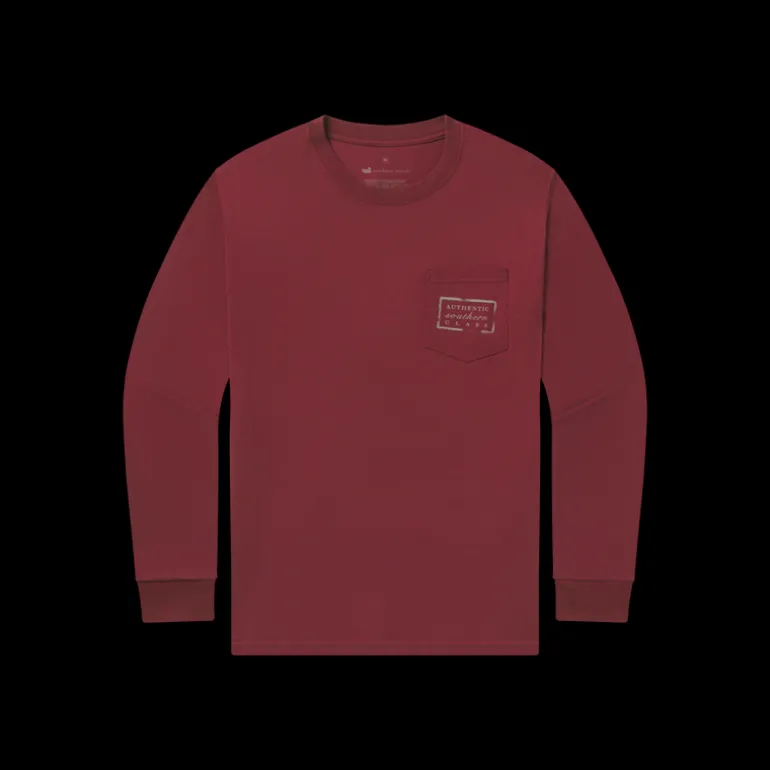 Authentic Heritage Tee - Mississippi State Flag - Long Sleeve