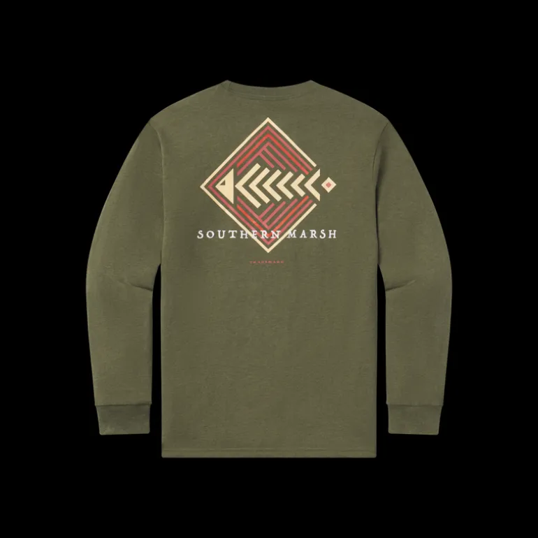 Aztec Catch Tee - Long Sleeve