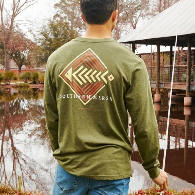 Aztec Catch Tee - Long Sleeve