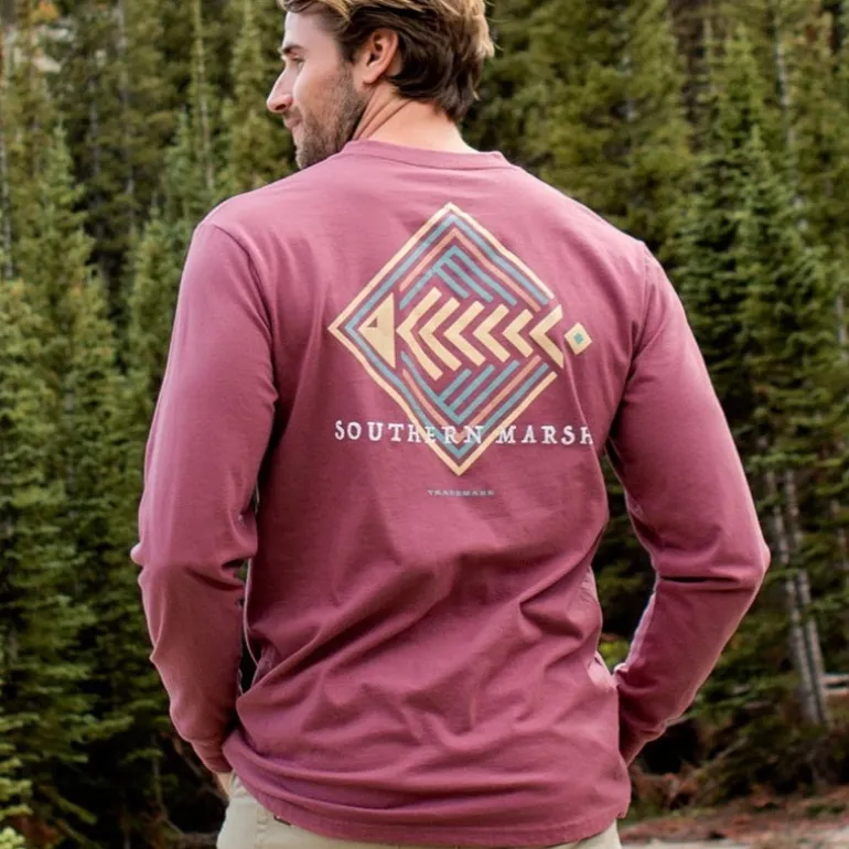 Aztec Catch Tee - Long Sleeve