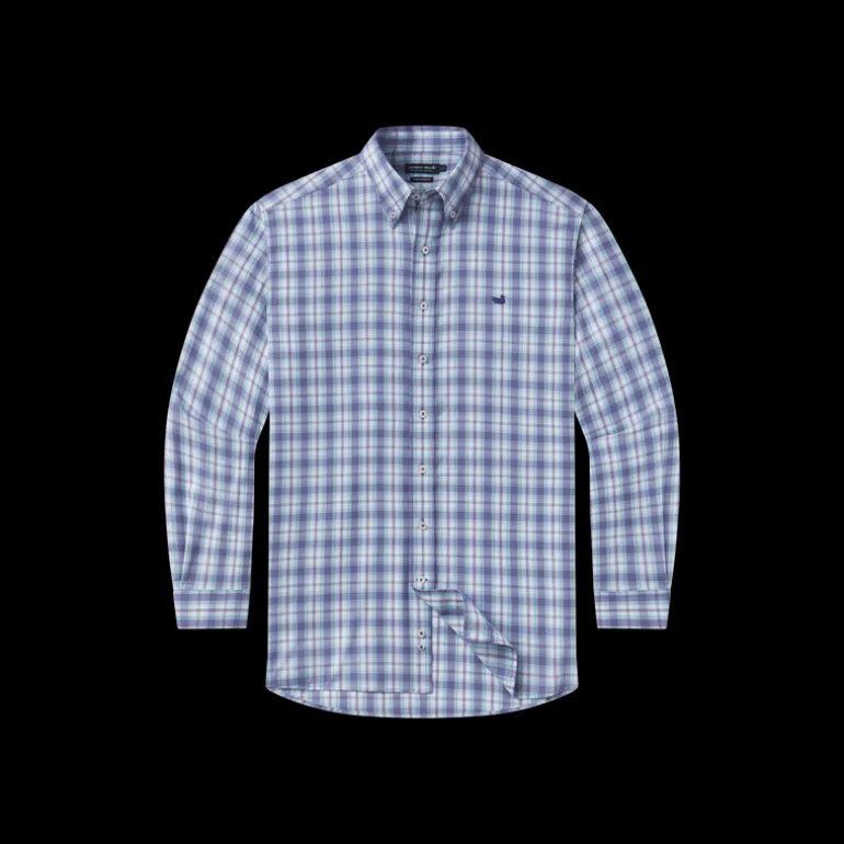Benton Performance Plaid Dress Shirt