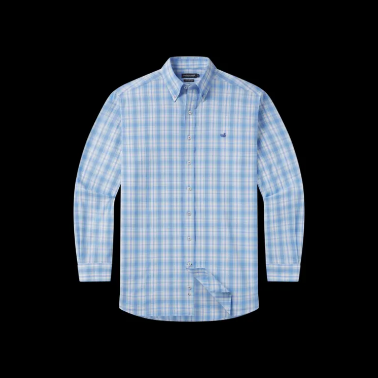 Benton Performance Plaid Dress Shirt