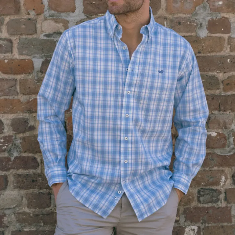 Benton Performance Plaid Dress Shirt