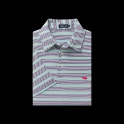 Bermuda Performance Polo - Pensacola Stripe