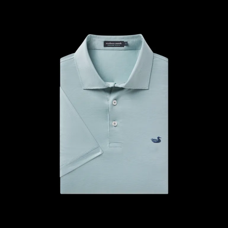 Bermuda Performance Polo - Wellington Stripe