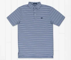 Bermuda Performance Polo - Chenier Stripe