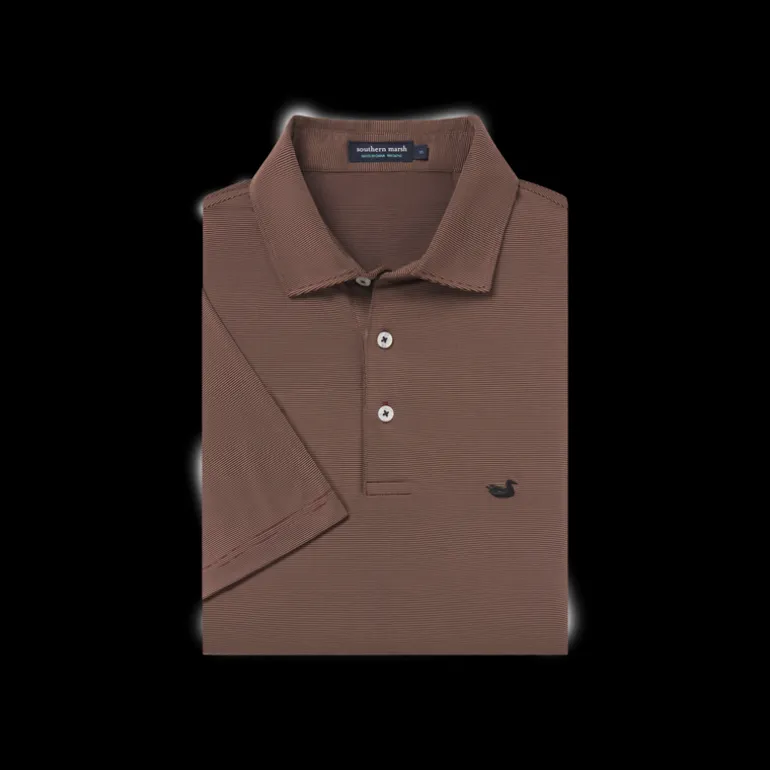 Bermuda Performance Polo - Wellington Stripe