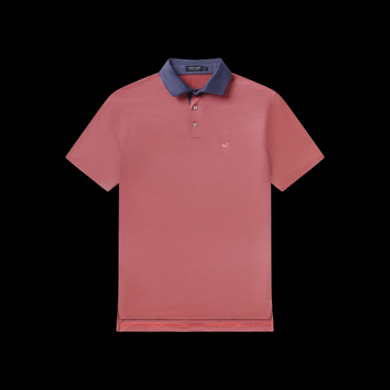 Bermuda Performance Polo - Hampton Stripe
