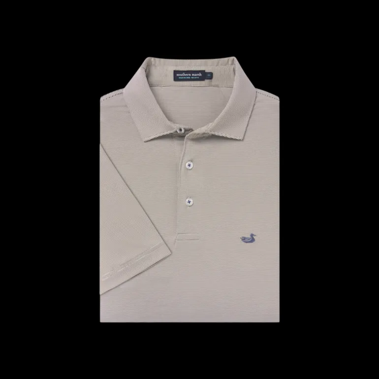 Bermuda Performance Polo - Wellington Stripe