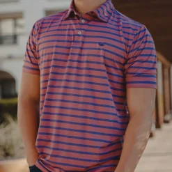 Bermuda Performance Polo - Panama Stripe