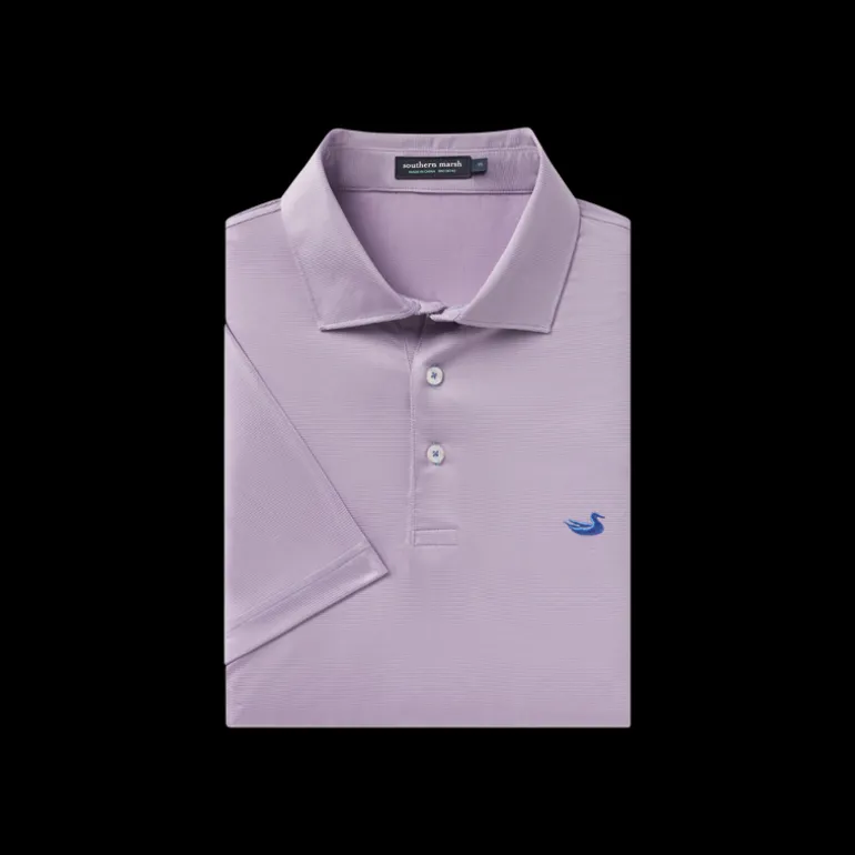 Bermuda Performance Polo - Wellington Stripe