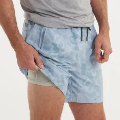 Billfish Lined Performance Short - Camo