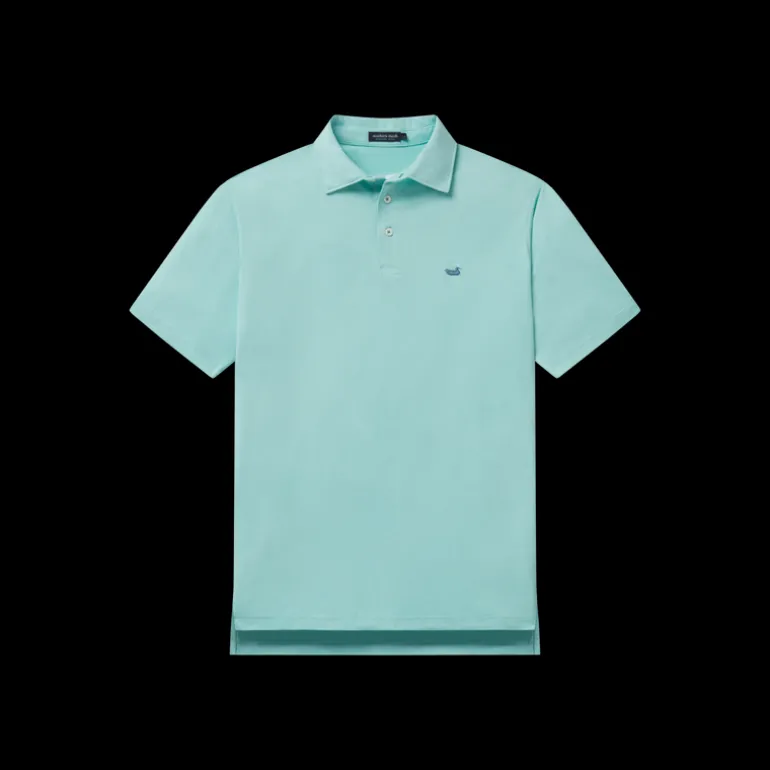 Biscayne Heather Performance Polo
