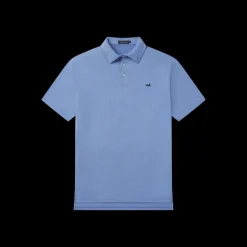 Biscayne Heather Performance Polo