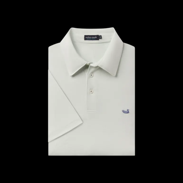 Biscayne Heather Performance Polo