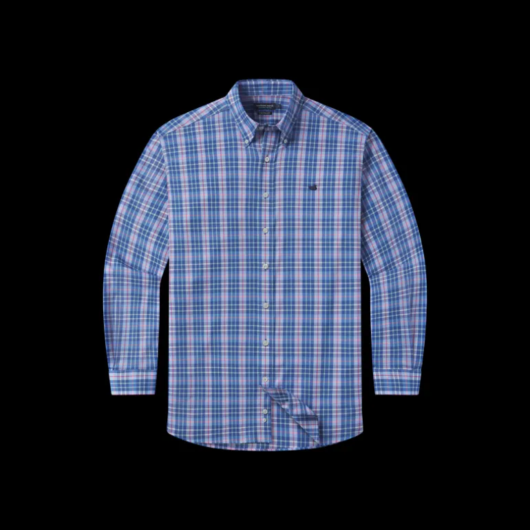 Bluefish Performance Plaid Dress Shirt
