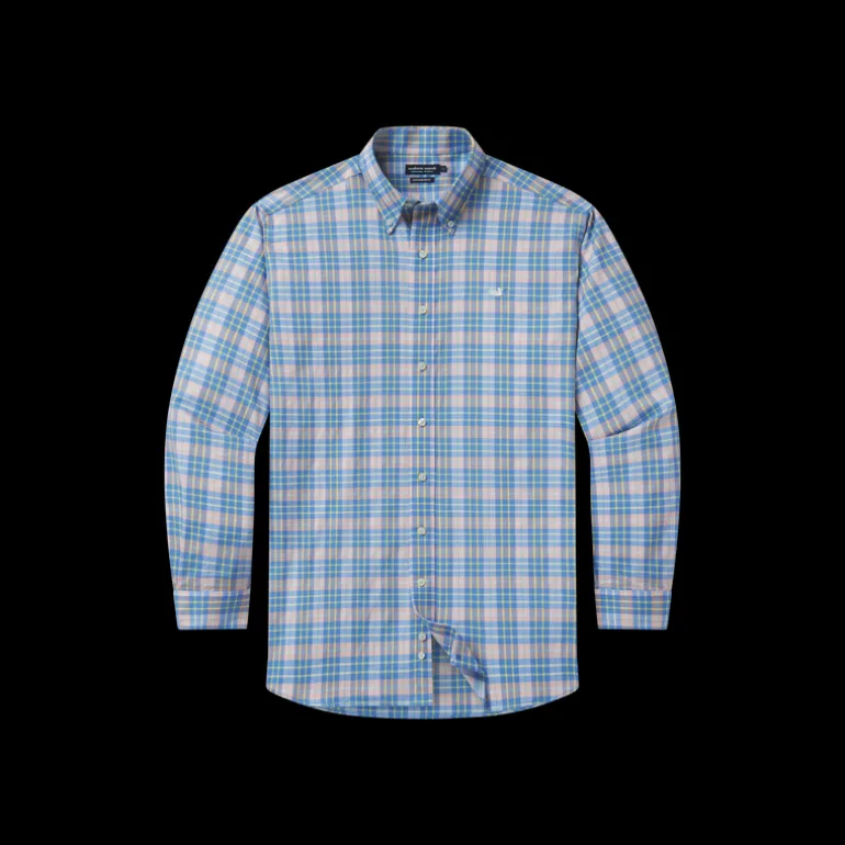 Bluefish Performance Plaid Dress Shirt