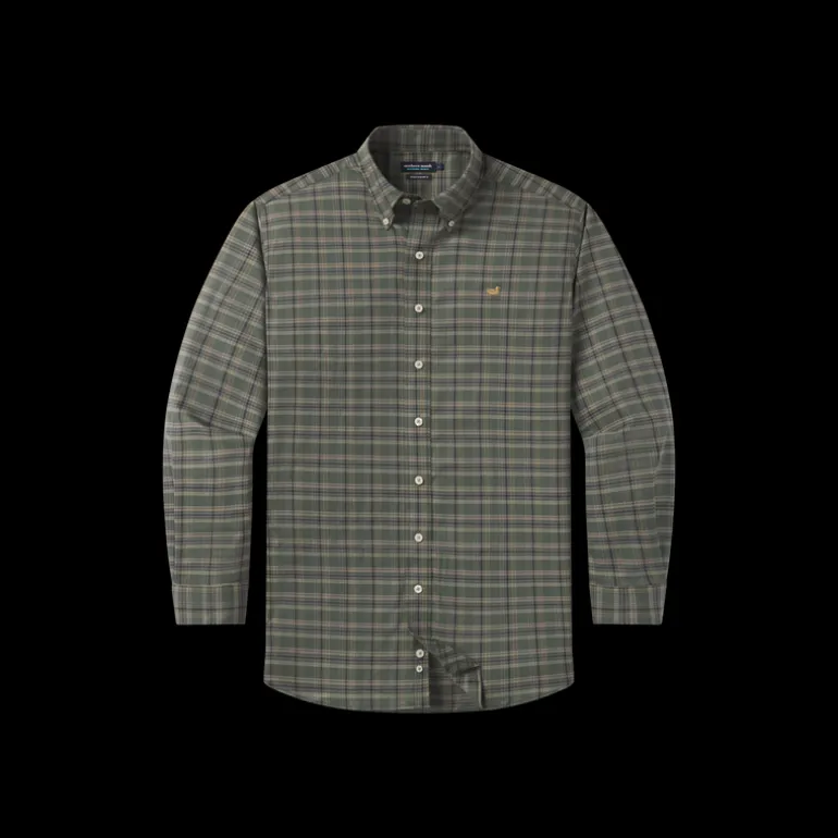 Bristol Performance Plaid Dress Shirt