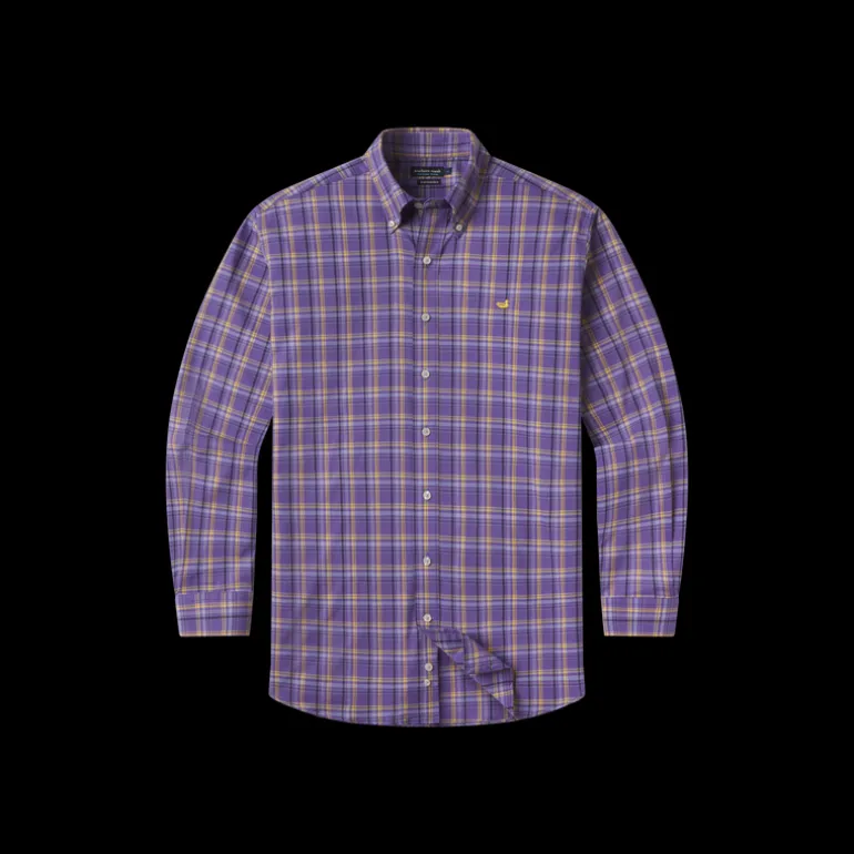 Bristol Performance Plaid Dress Shirt