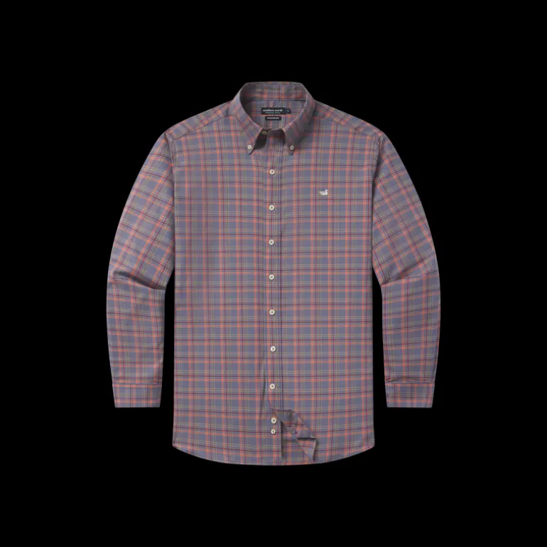 Bristol Performance Plaid Dress Shirt