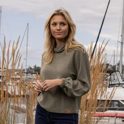 Carolina Cozy Knit Funnel Neck Sweater