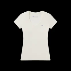 Caroline V-Neck Tee - Cotton