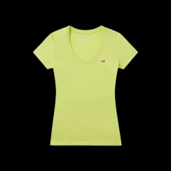 Caroline V-Neck Tee - Slub