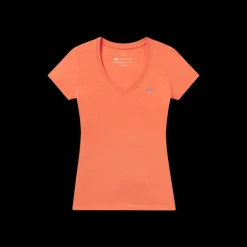 Caroline V-Neck Tee - Slub