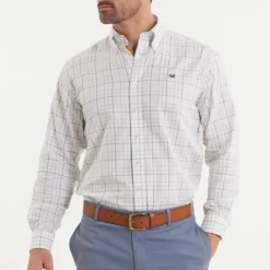 Chateau Windowpane Dress Shirt