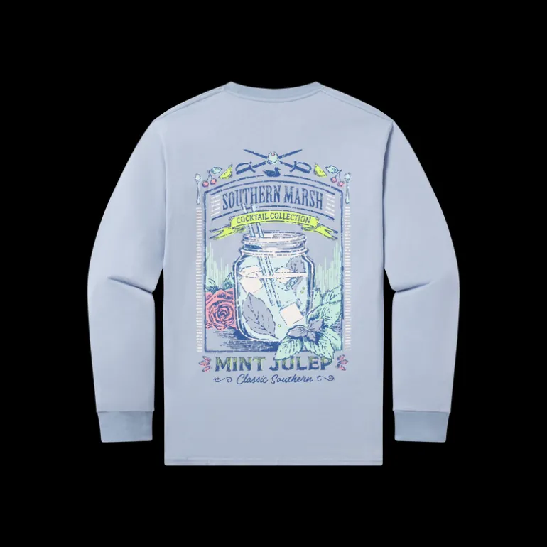Cocktail Tee - Mint Julep - Long Sleeve