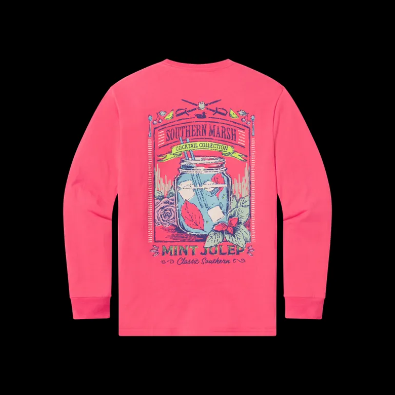 Cocktail Tee - Mint Julep - Long Sleeve