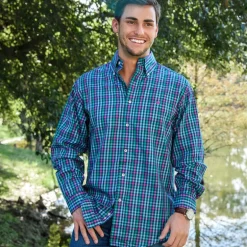 Cumberland Plaid Dress Shirt