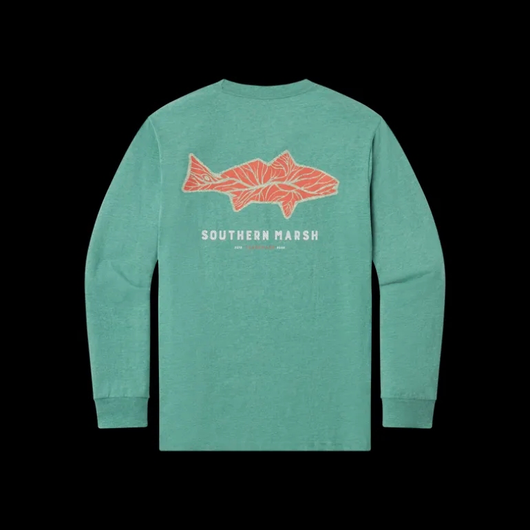 Delta Fish Tee - Long Sleeve