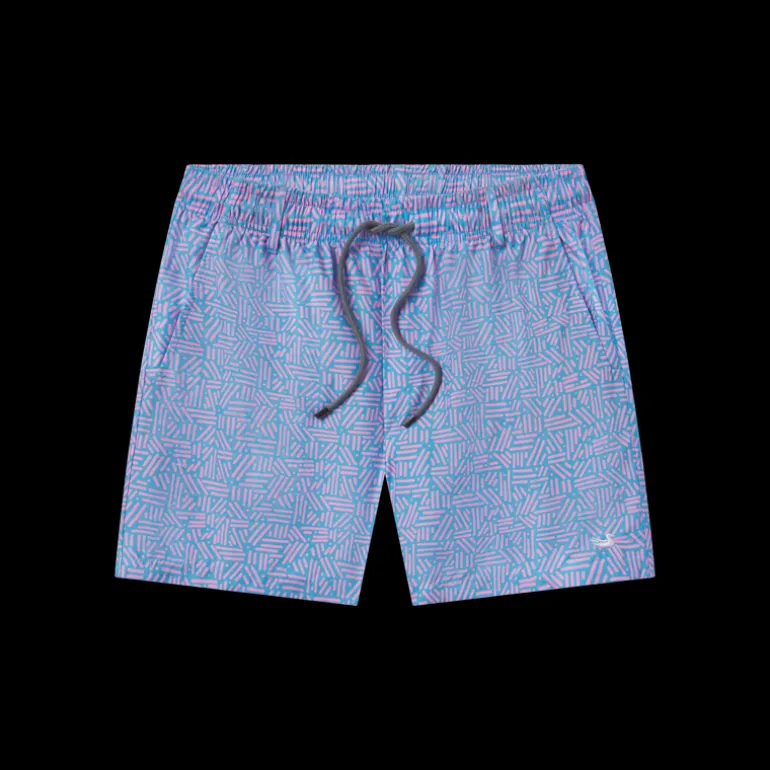 Dockside Swim Trunk - Dots & Lines