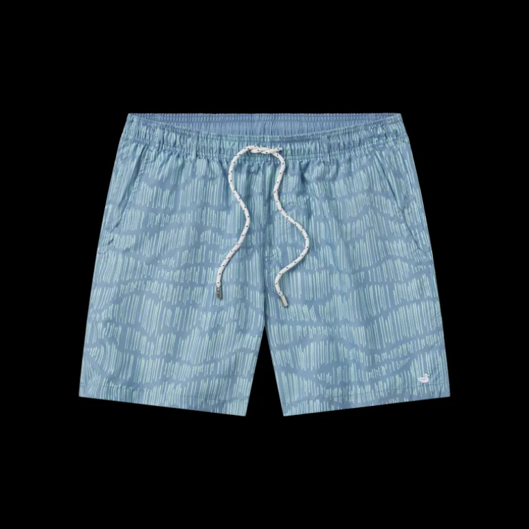 Dockside Swim Trunk - Falling Lines