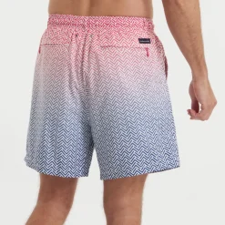 Dockside Swim Trunk - Herringbone Fade