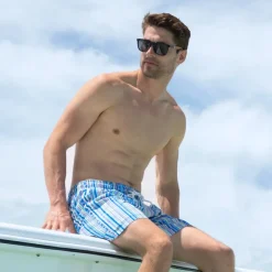 Dockside Swim Trunk - Pacific Stripe