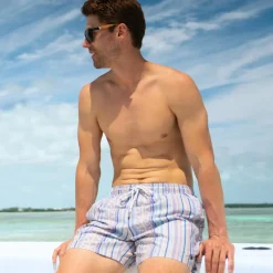 Dockside Swim Trunk - Pacific Stripe